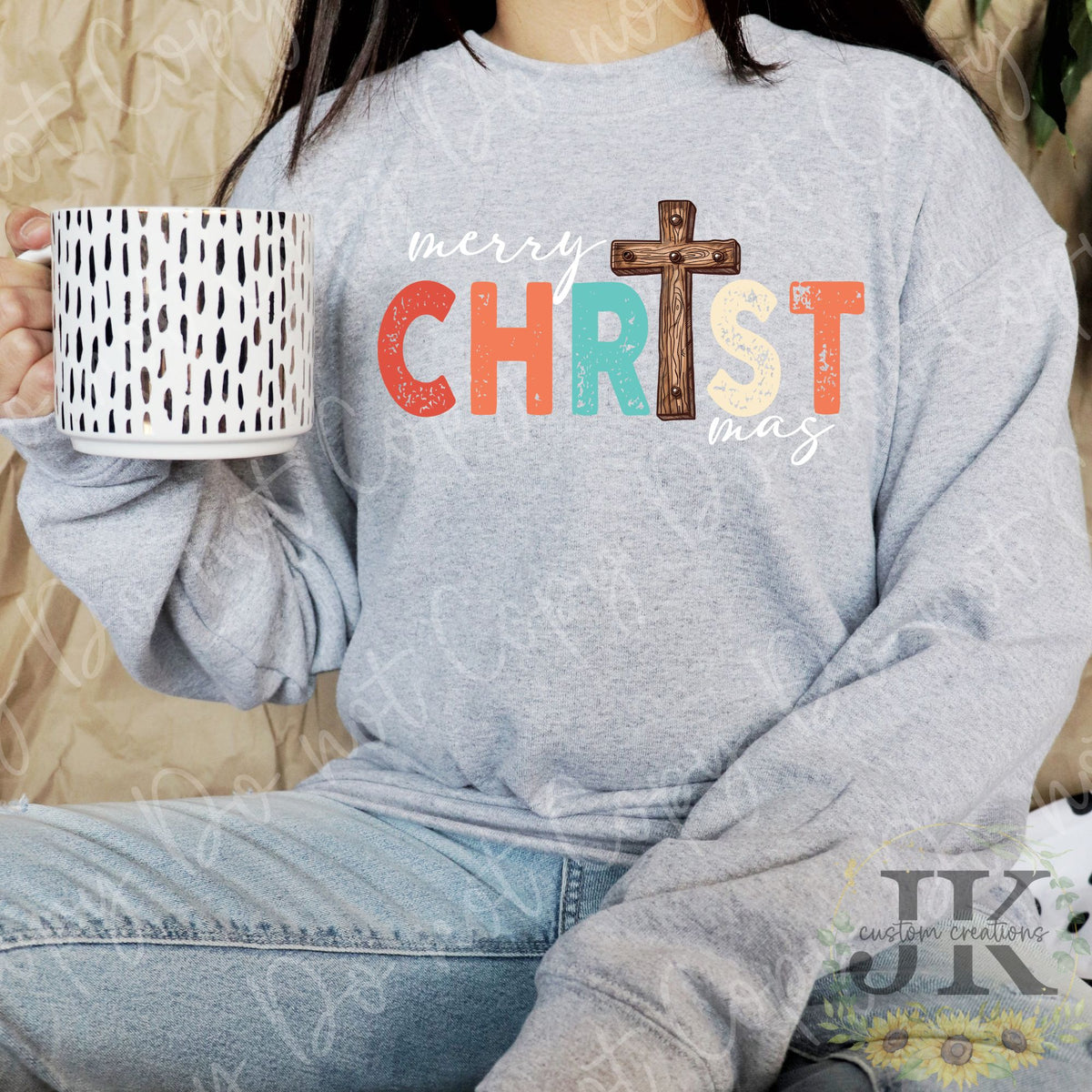 Merry Christmas, Cross Christmas Shirt