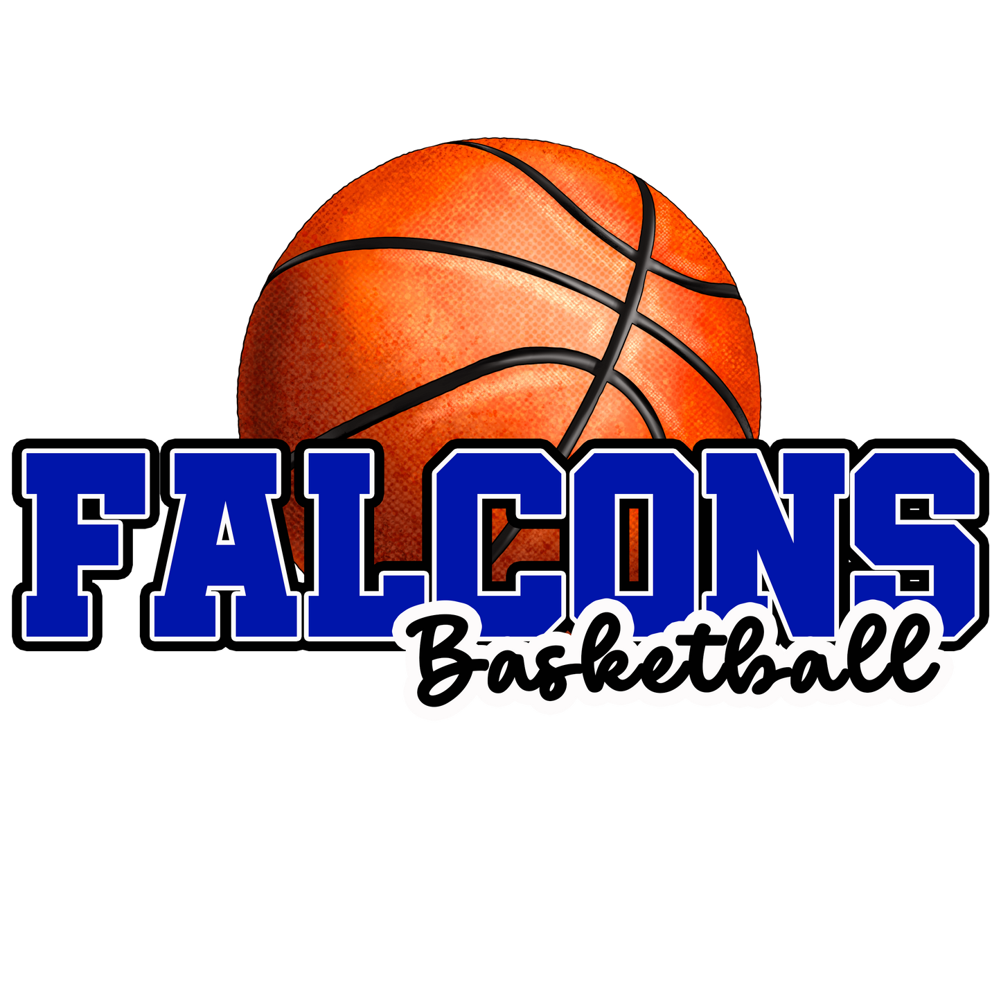 Falcons Basketball Blue