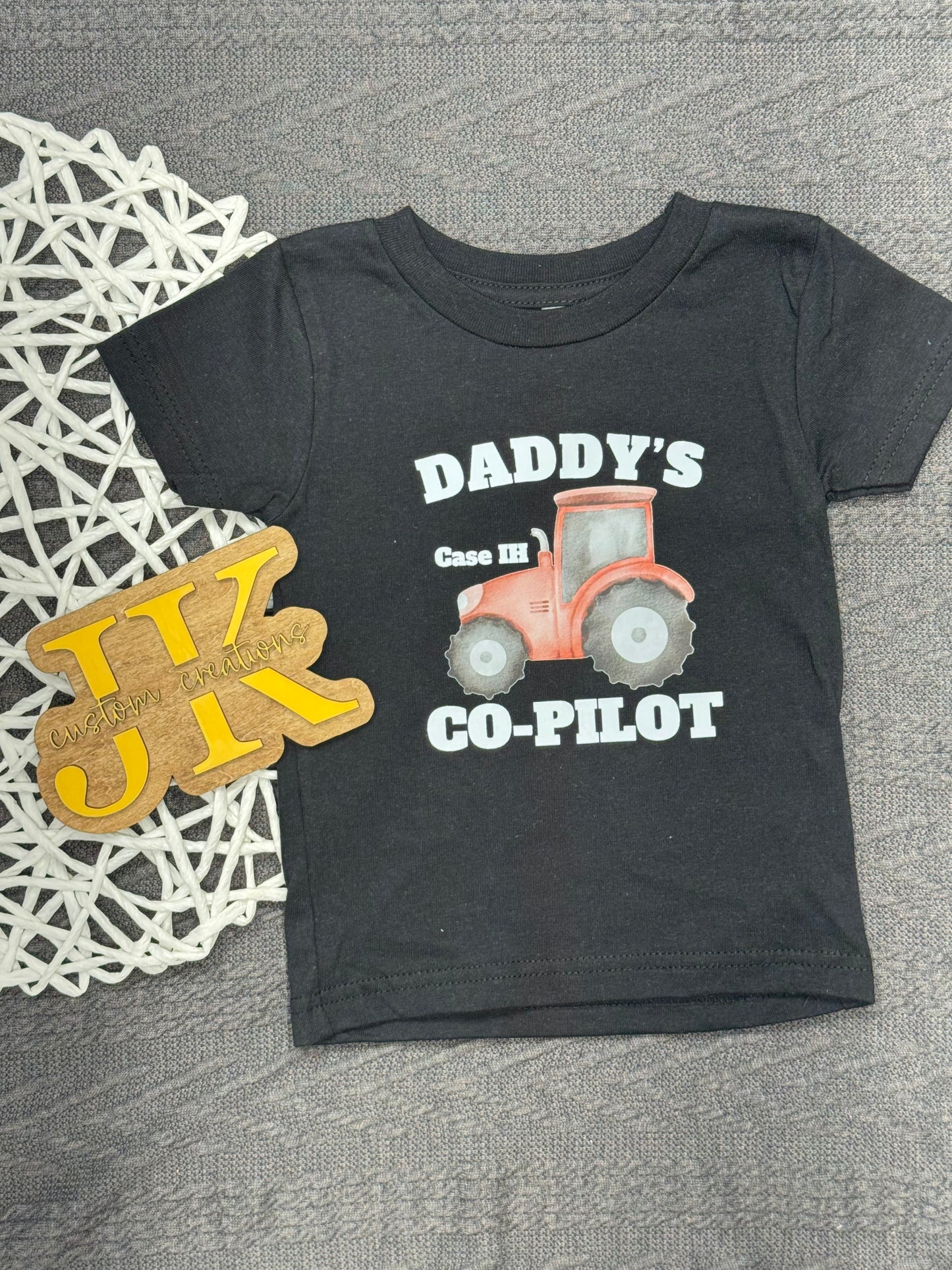 Daddy's Co-Pilot in the Tractor