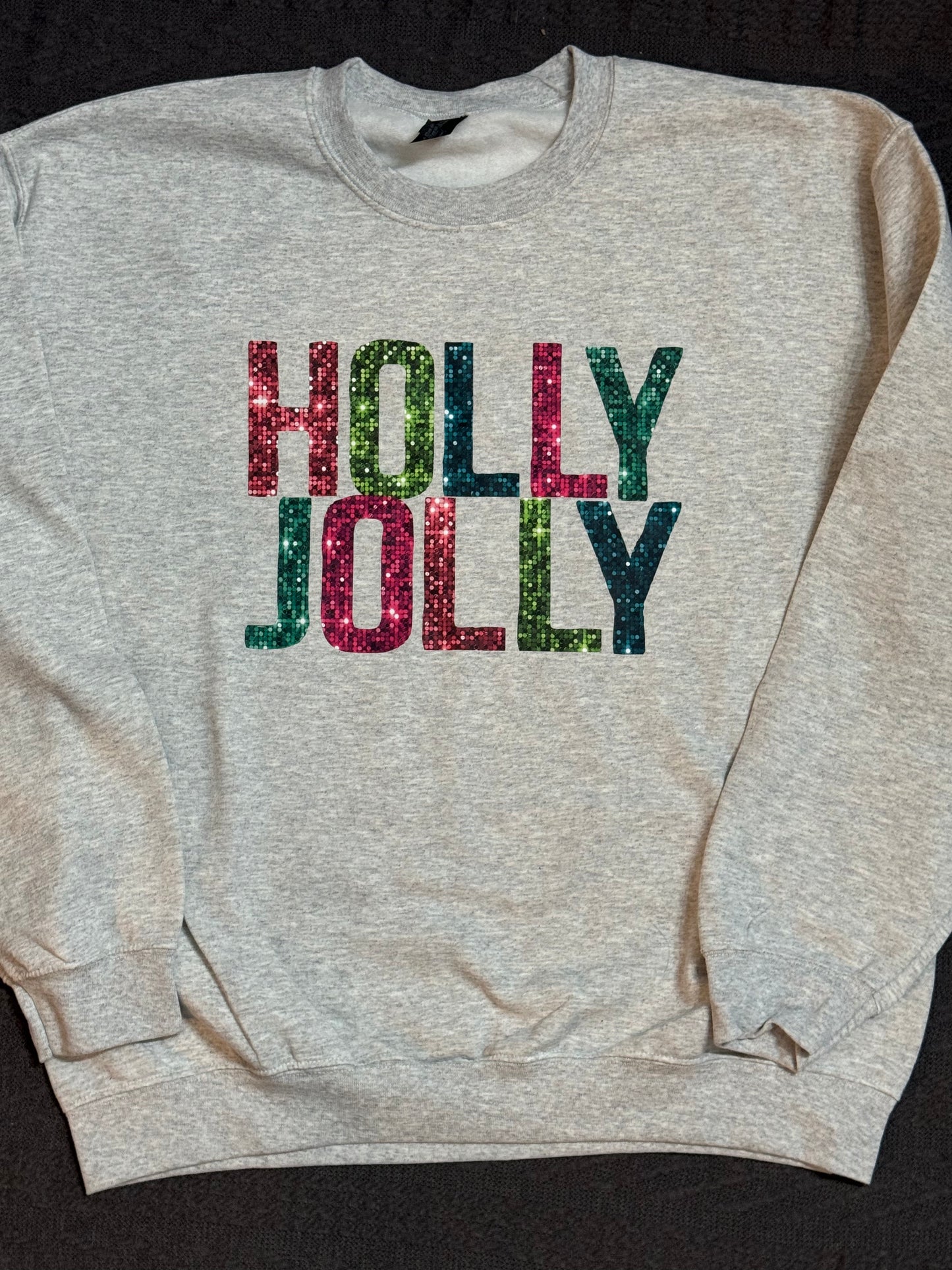 Holly Jolly, Faux Glitter