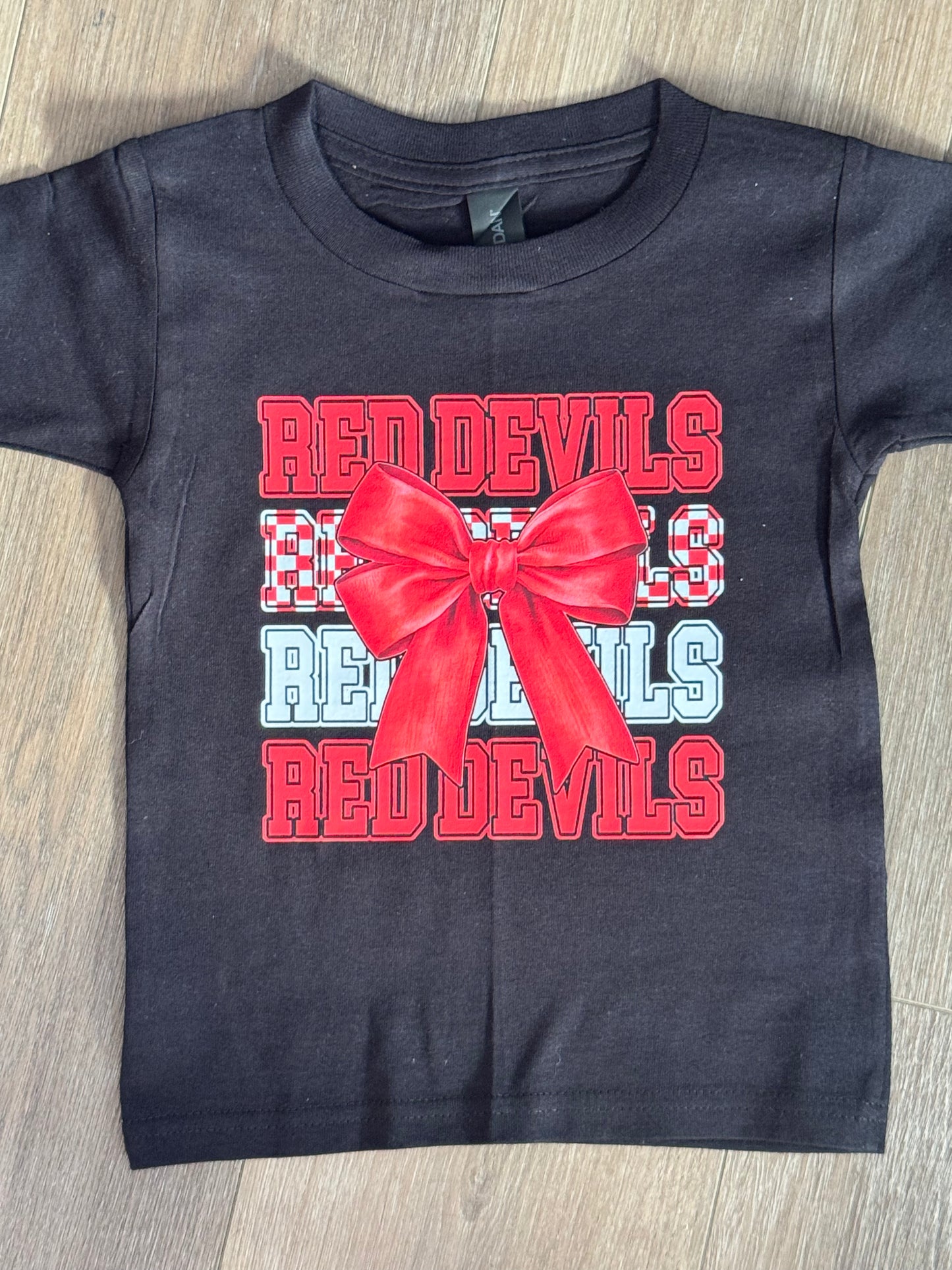 Coquette Red Devils with Bow
