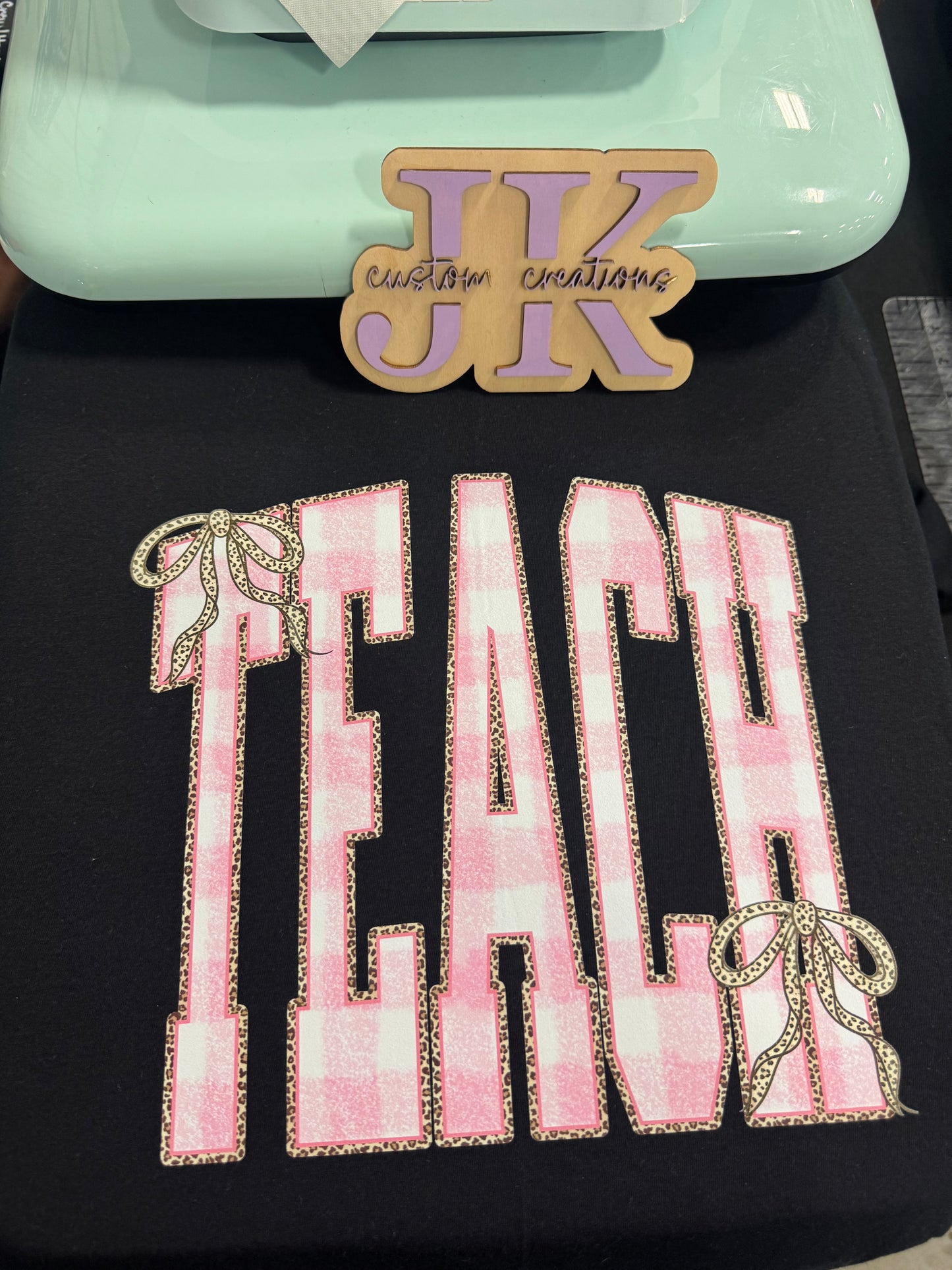 Pink Checkered Teach