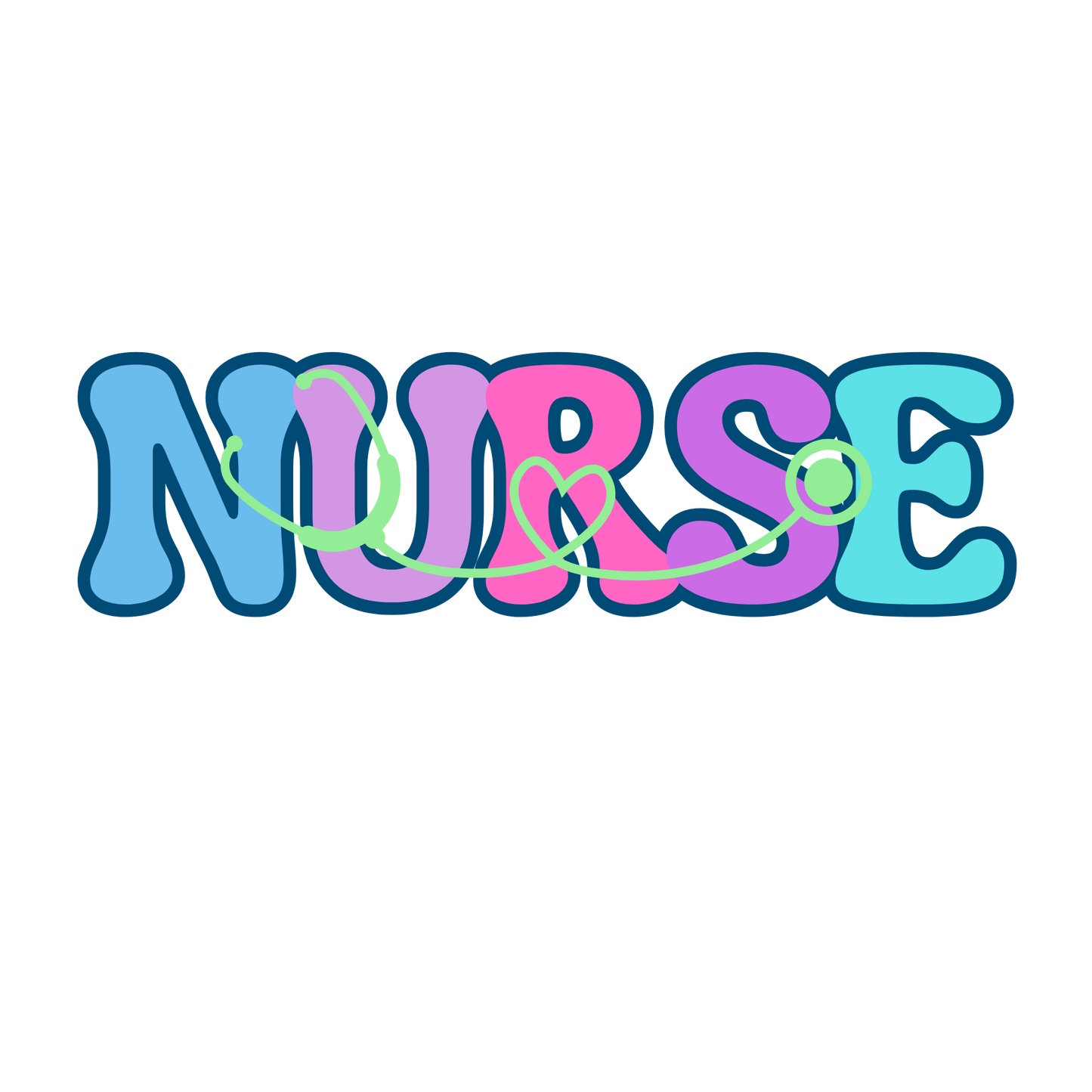 Bright and Colorful Nurse