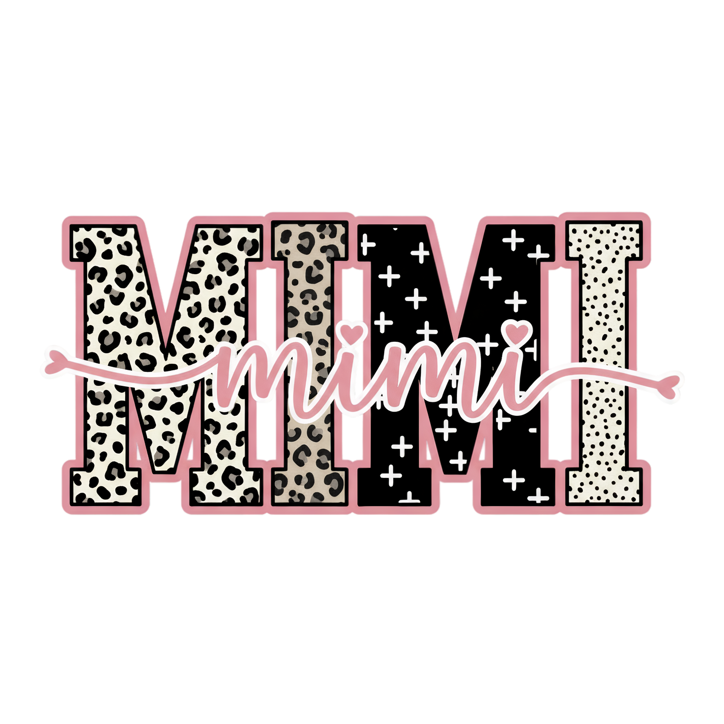 Chic Mimi Lettering - Pink