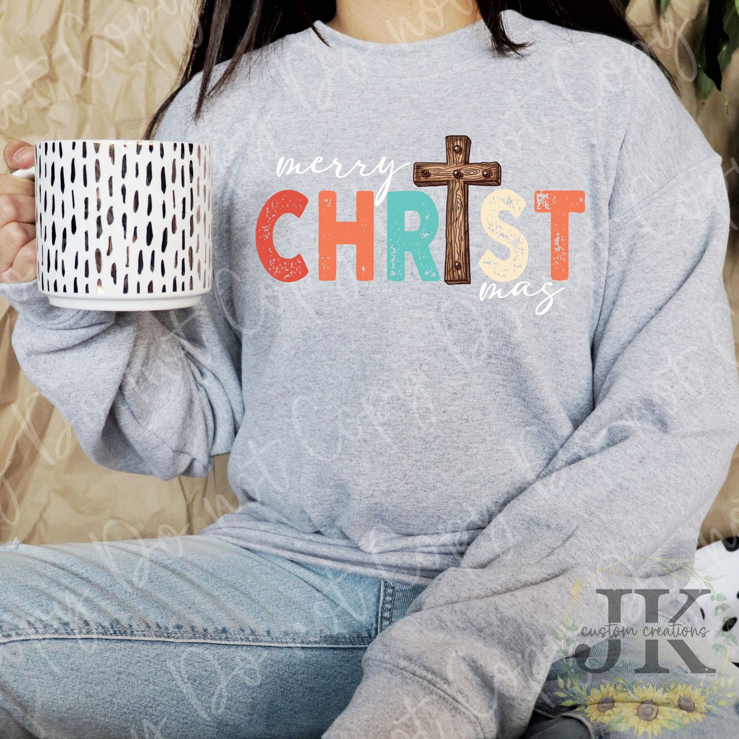 Merry Christmas, Cross Christmas Shirt