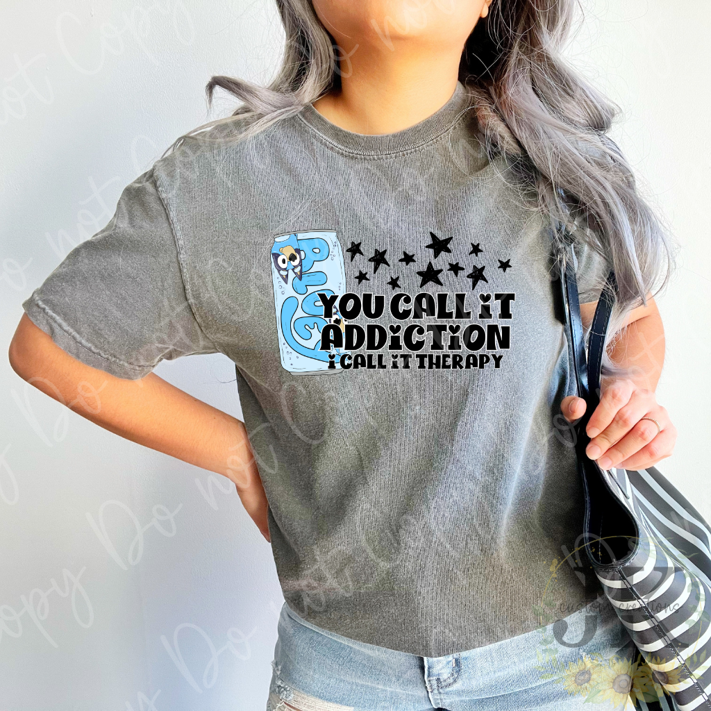 Blue Cartoon Pup Therapy