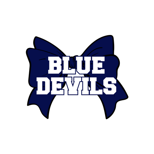 Little Blue Devils Bow
