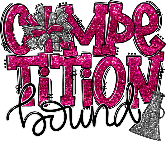 Pink Glitter Competition Bound