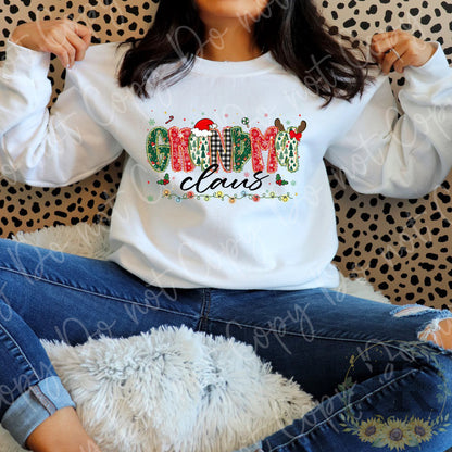 Grandma Claus Pocket Crewneck
