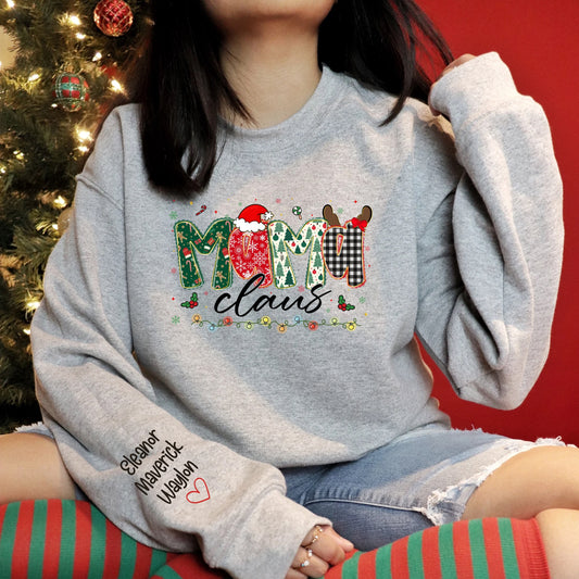 Mama Claus Pocket Crewneck