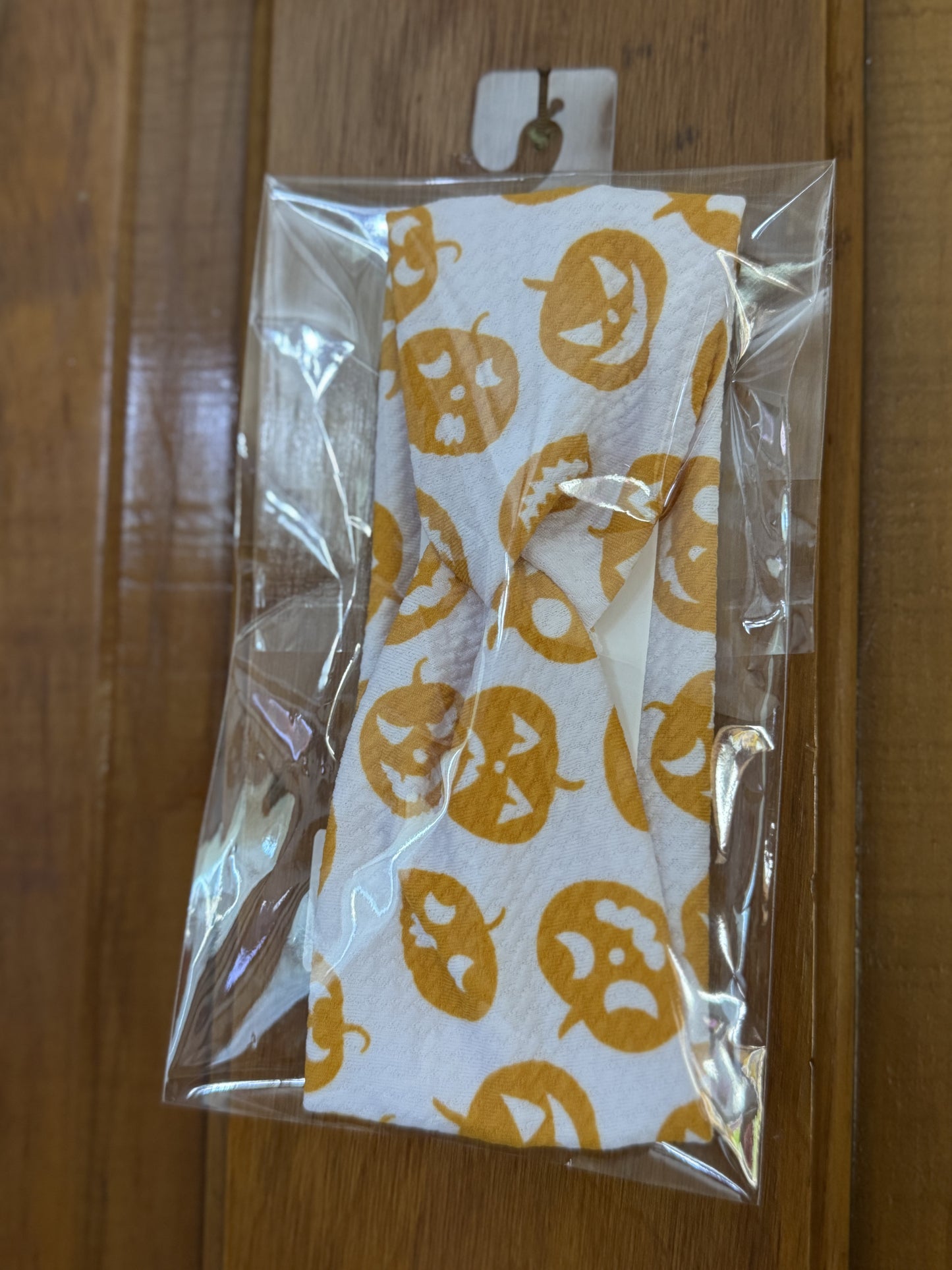 RTS Pumpkin Twisted Headwraps JK Custom Creations LLC