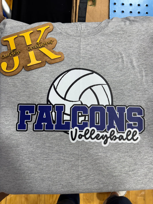 Falcons Volleyball Blue