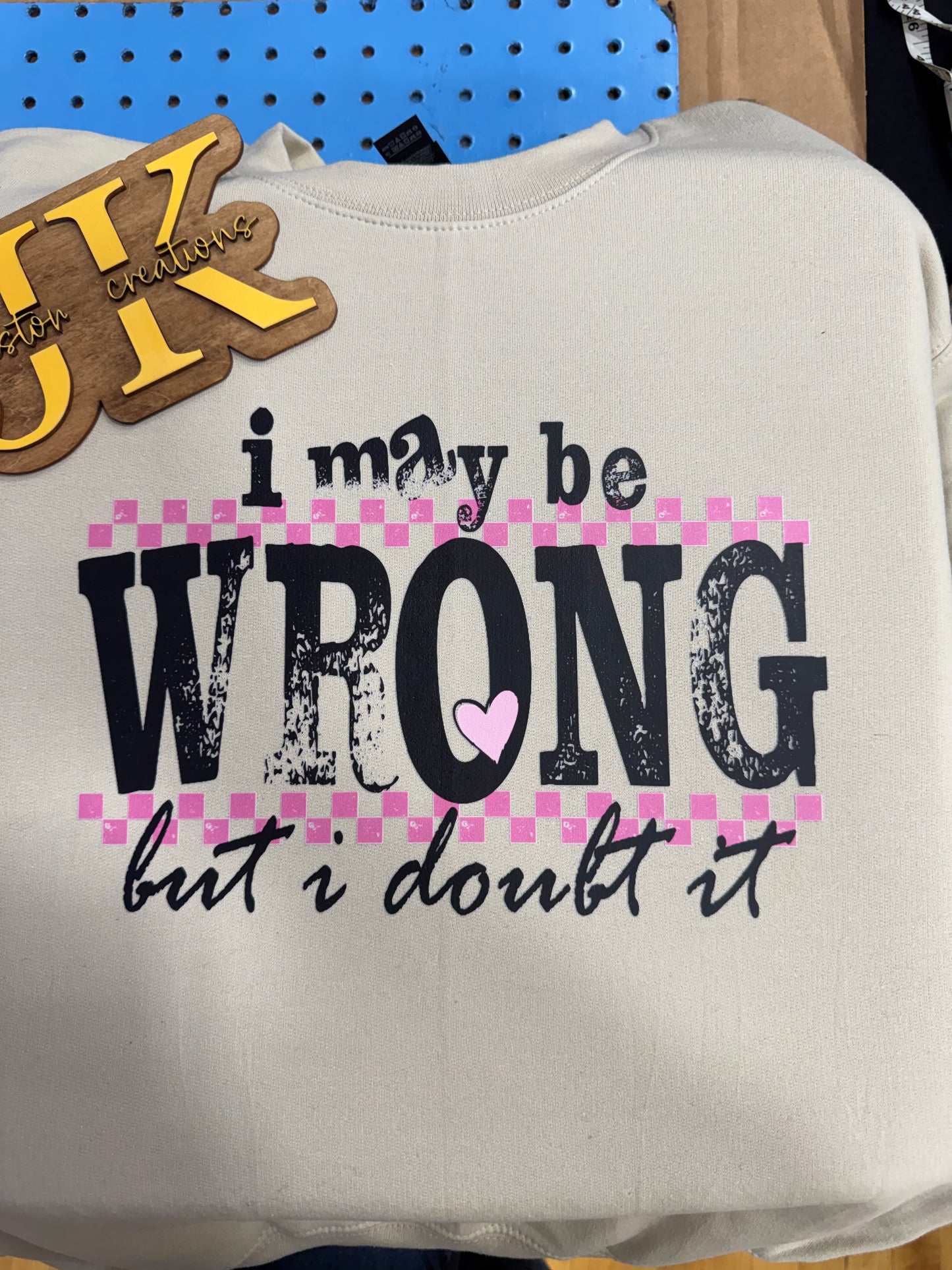 I May be Wrong but I Doubt It