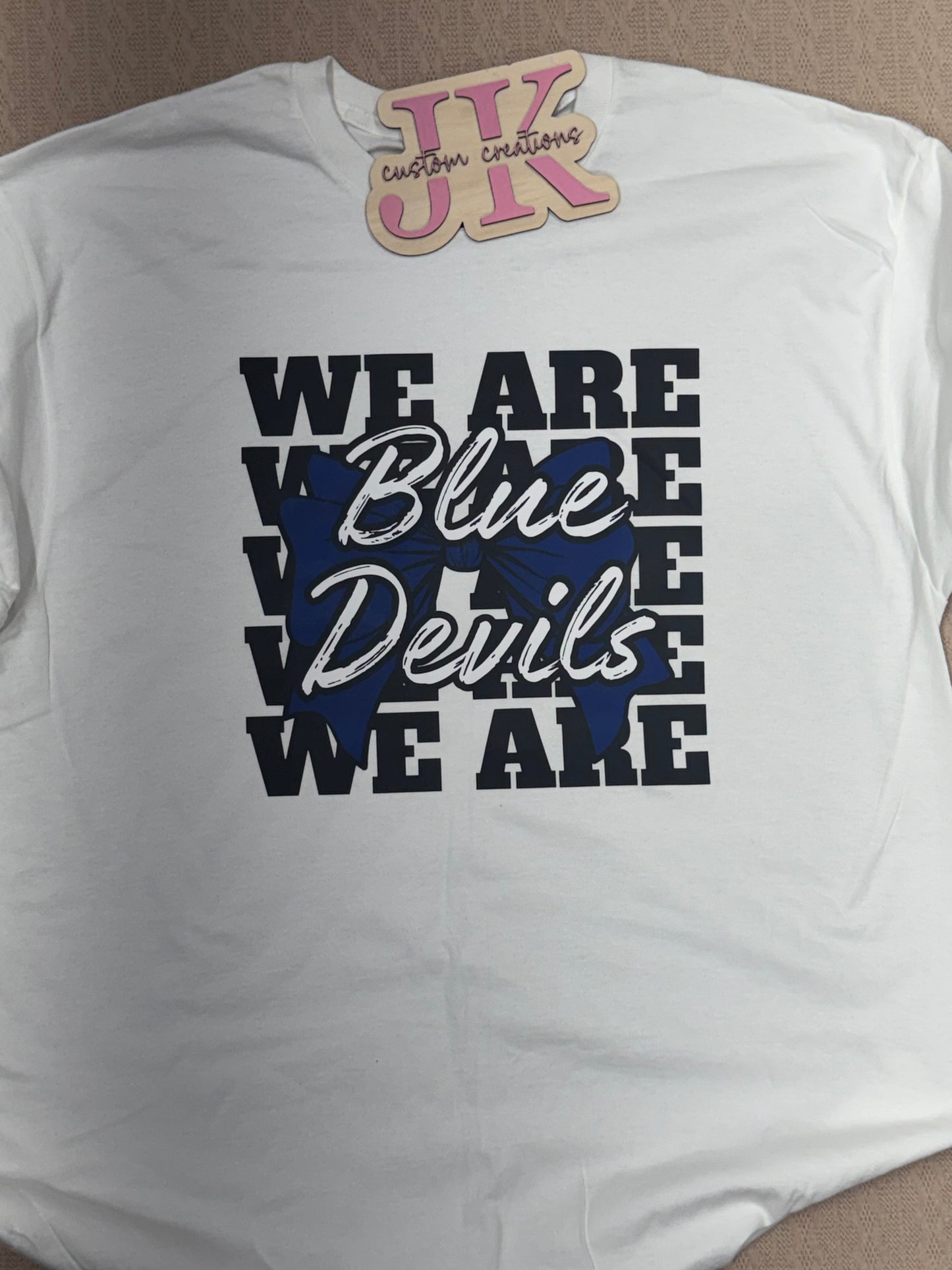 We are Blue Devils with Bow