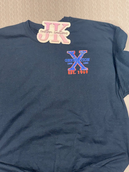 Proud Gen X Member, Custom Year