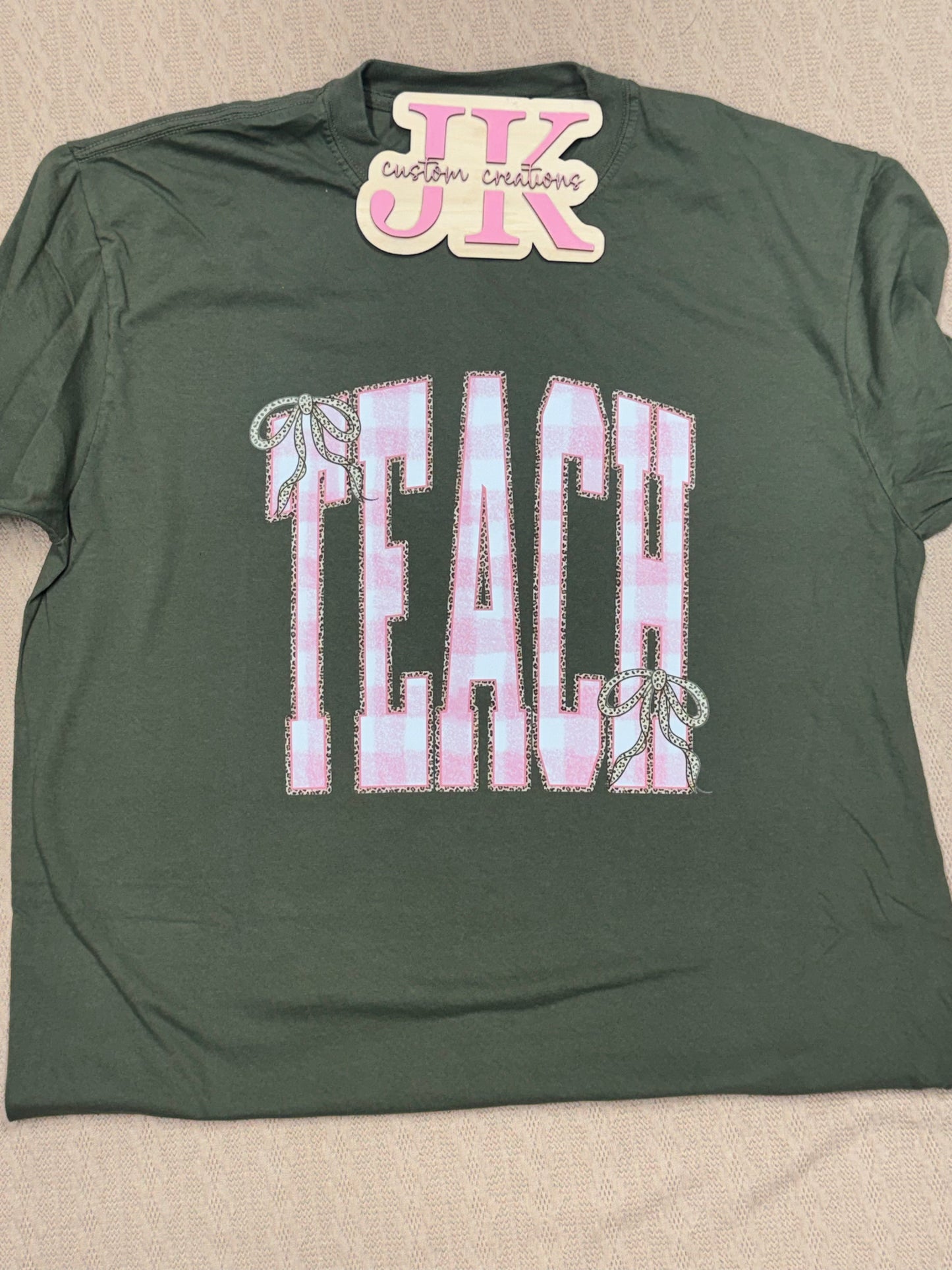 Pink Checkered Teach