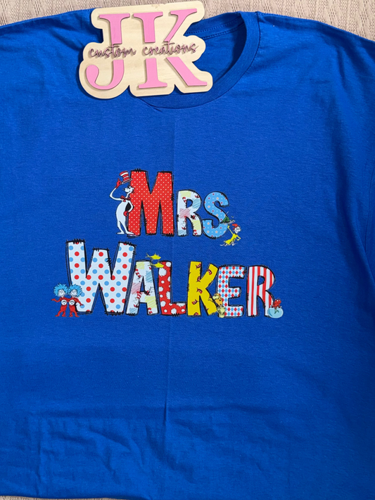 Custom Name, Read Across America