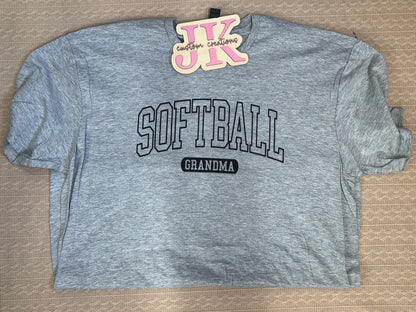 Softball Grandma, Personalized Softball Player