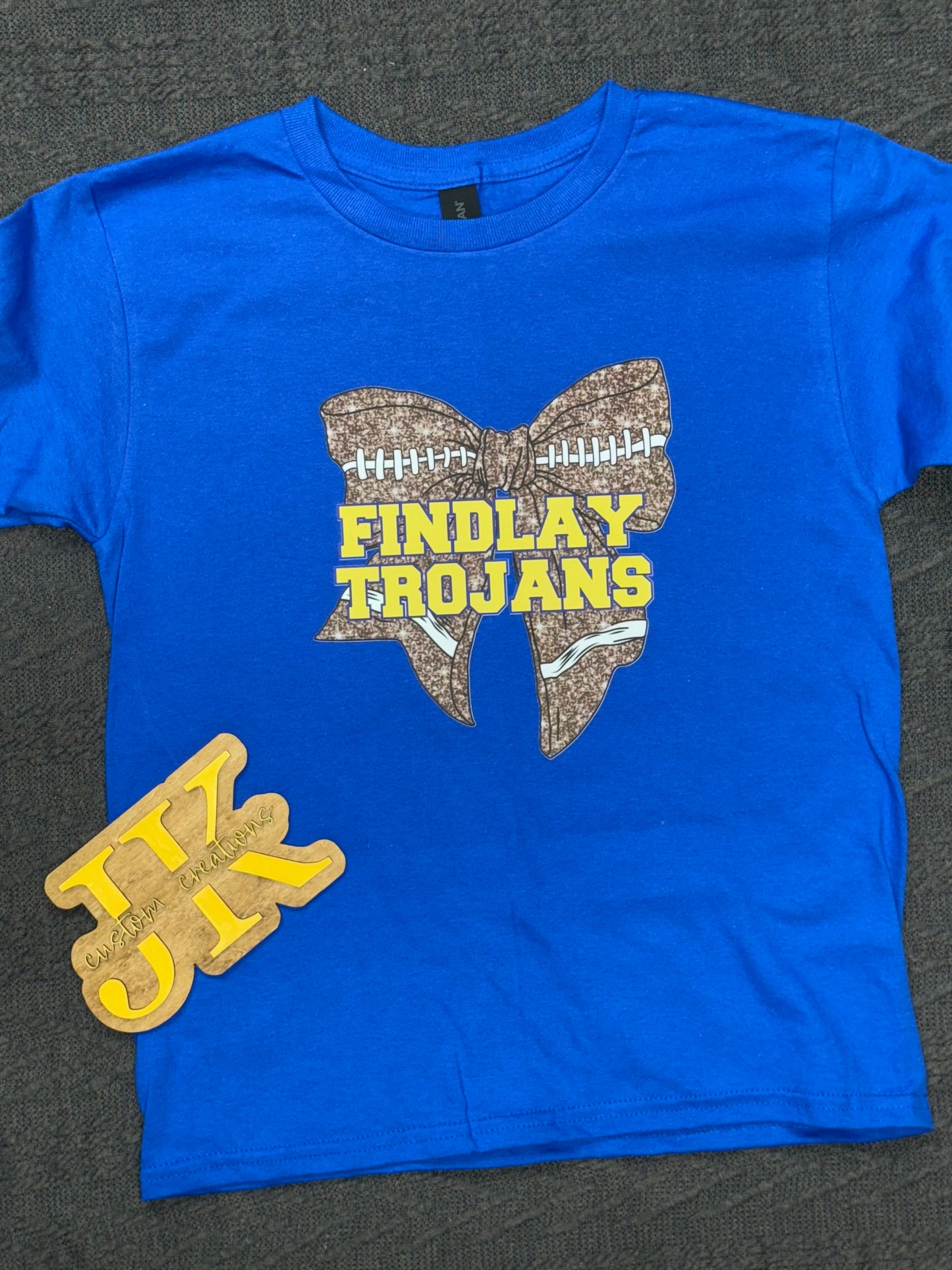 Findlay Trojans Football Bow