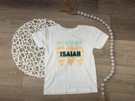 Carrots with Name for Little Boys