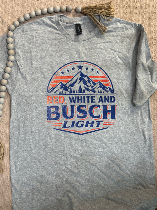Red, White, Busch Light
