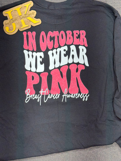 October is for Pink Ribbons without Glitter