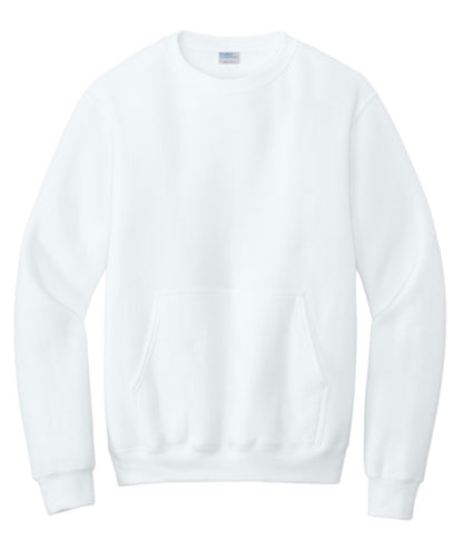 Not Lucky, Simply Blessed Pocket Crewneck