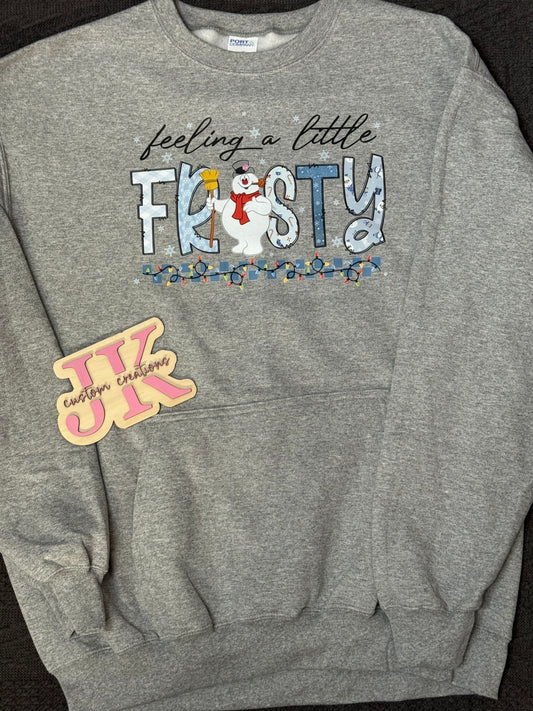 Feeling a Little Frosty Pocket Crewneck