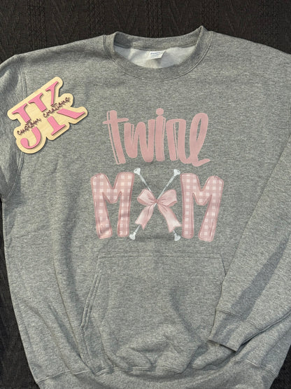 Twirl Mom Pocket Crewneck