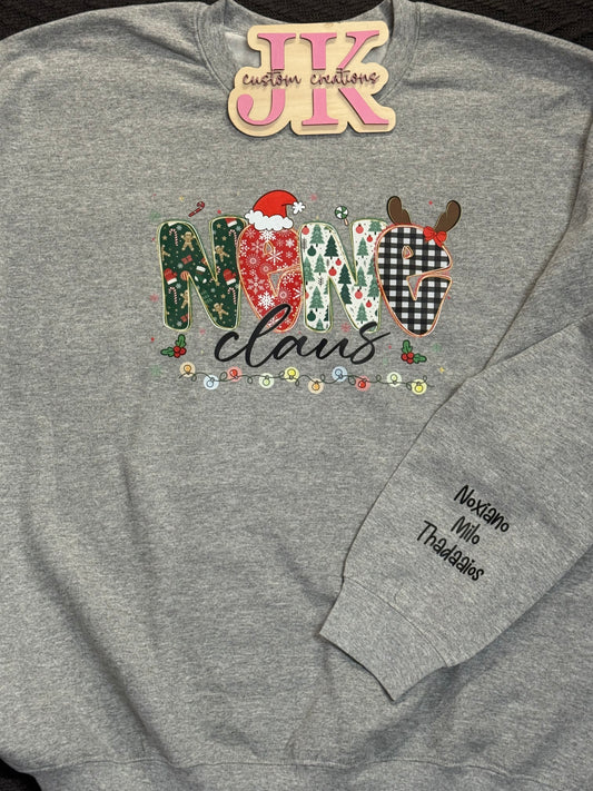 Nene Claus Pocket Crewneck