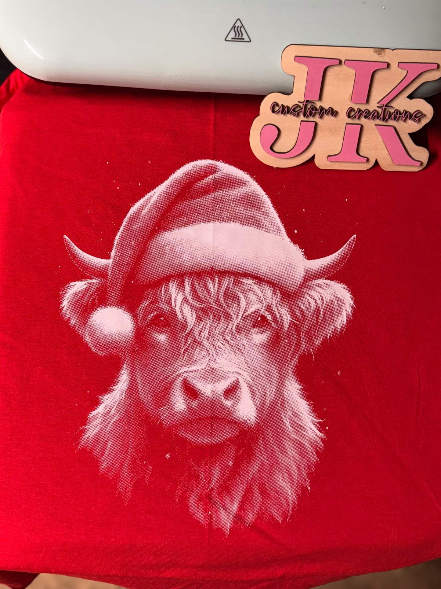 Vintage Santa Cow
