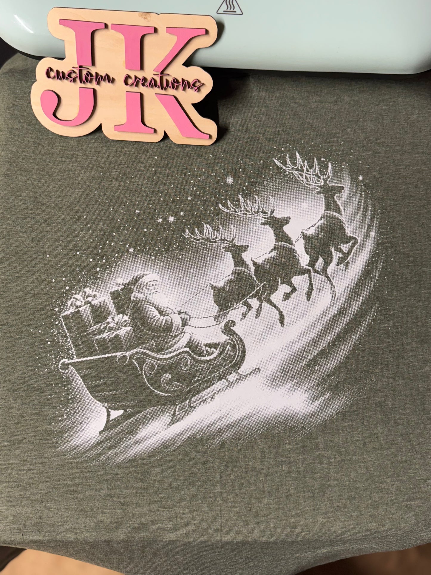 Vintage Santa Sleigh