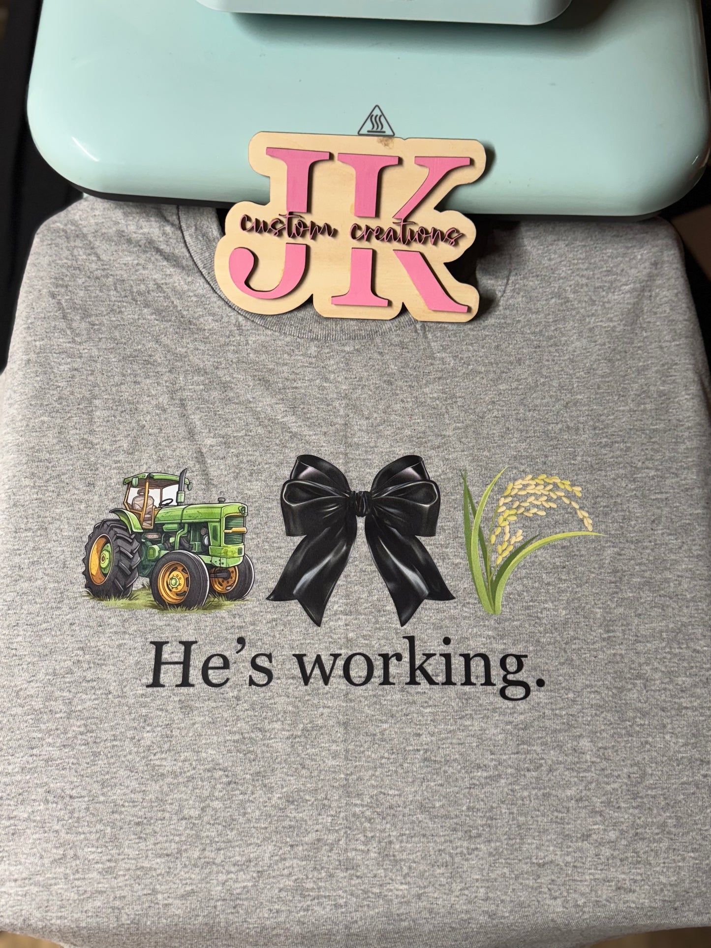 He's Working - Farm Wife Life