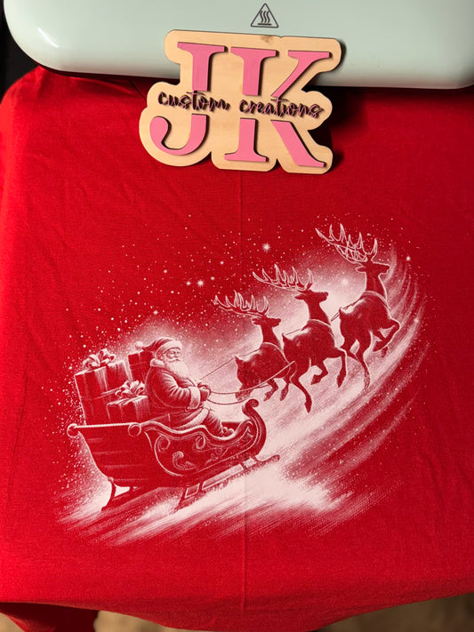 Vintage Santa Sleigh