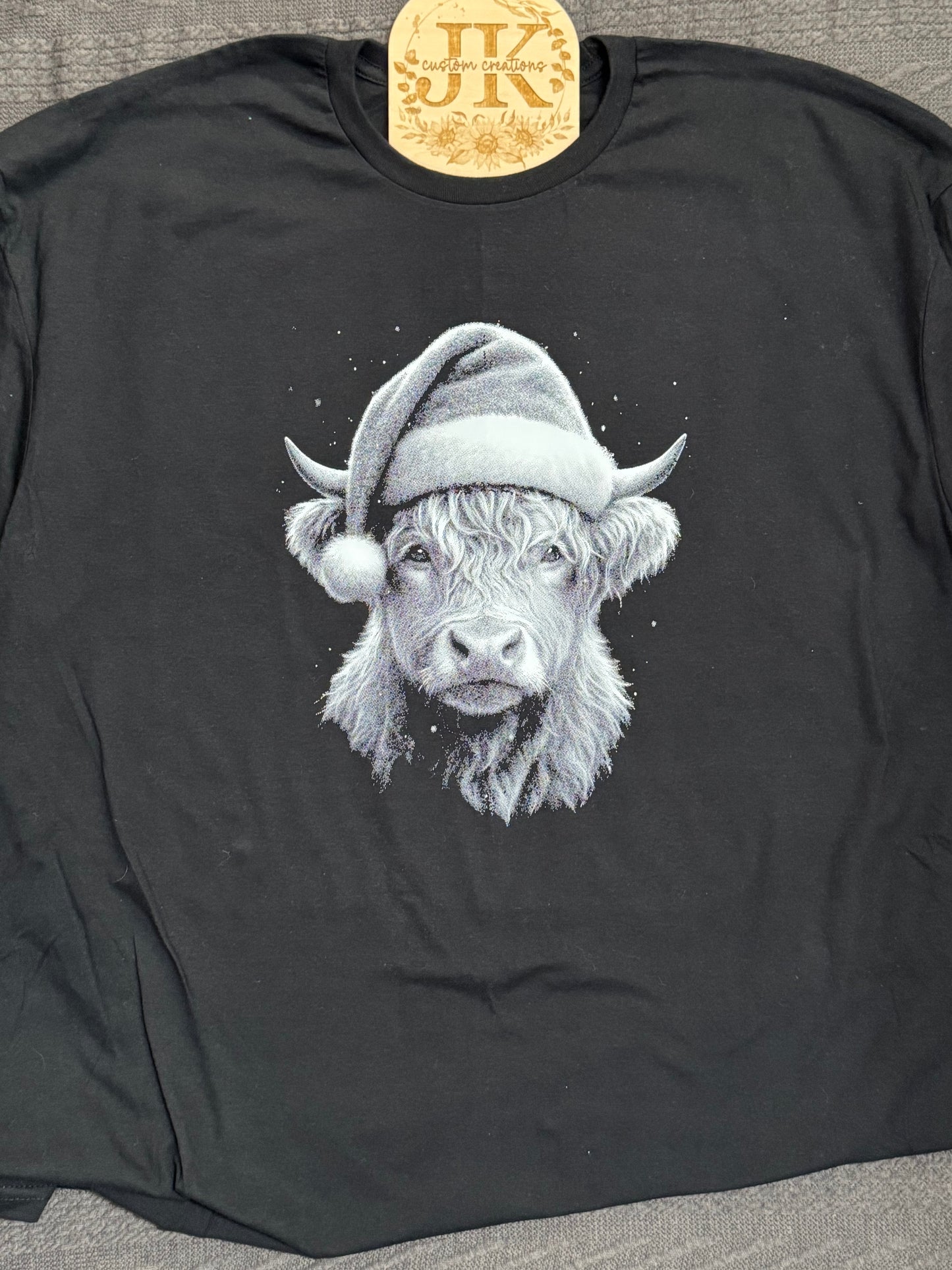 Vintage Santa Cow