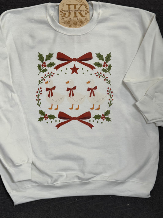 Vintage Winter Goose