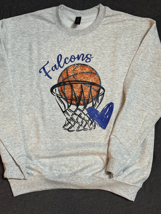 For the Love of the Game, Falcons Basketball, Faux Glitter
