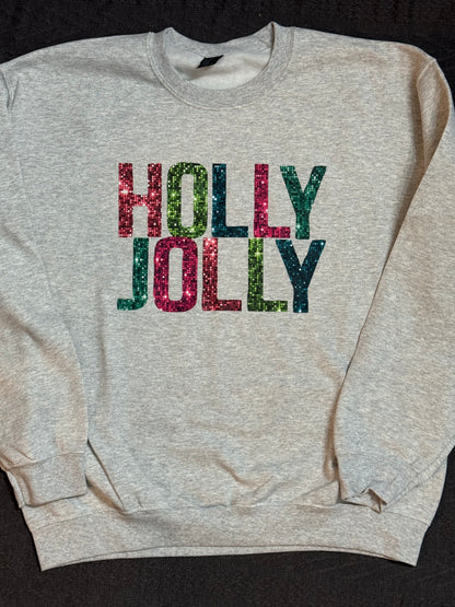 Holly Jolly, Faux Glitter