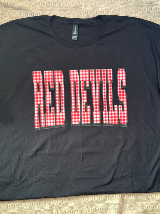 Checkered Red Devils for Kids
