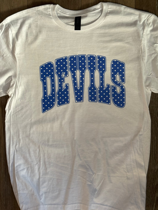 Blue Polka Devils