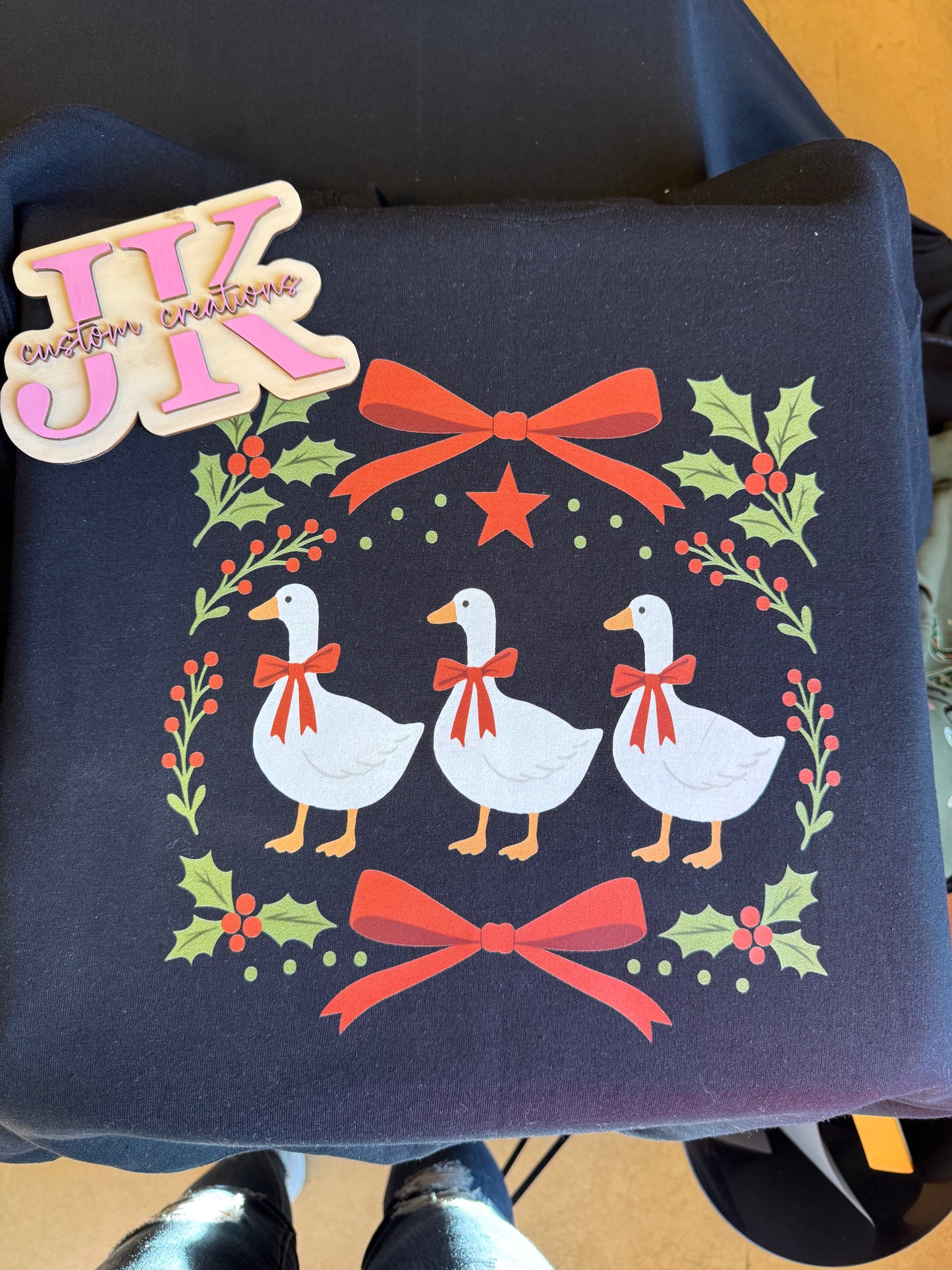 Vintage Winter Goose