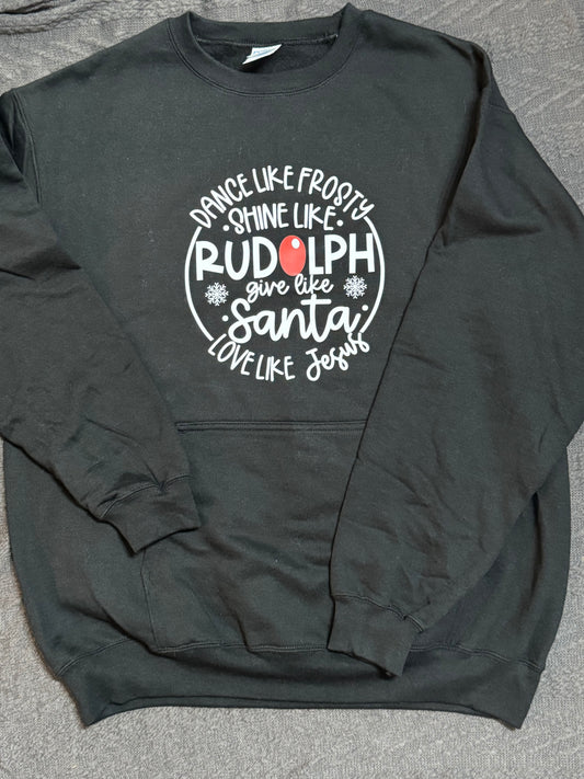 Dance, Shine, Give & Love - Black Design