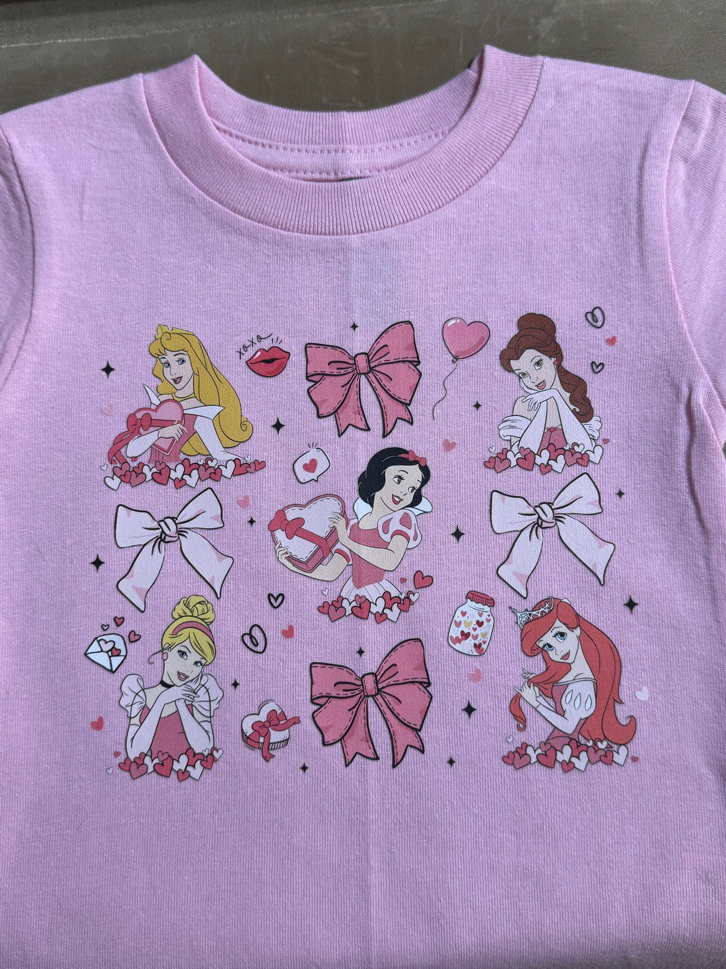 Girls and Bows Valentine for Kids
