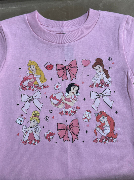 Girls and Bows Valentine for Kids