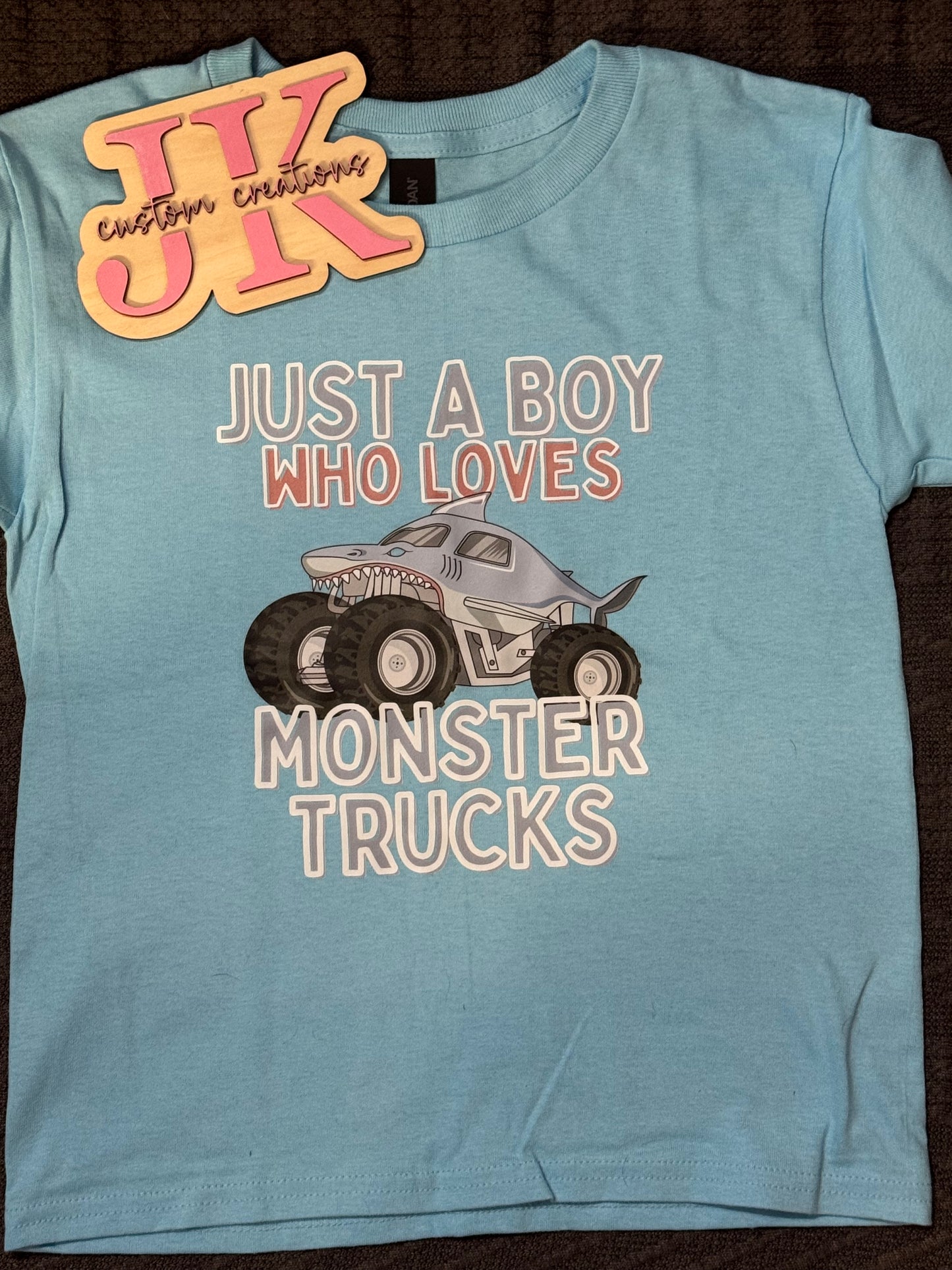 Just A Boy Who Loves Big Trucks - Shark