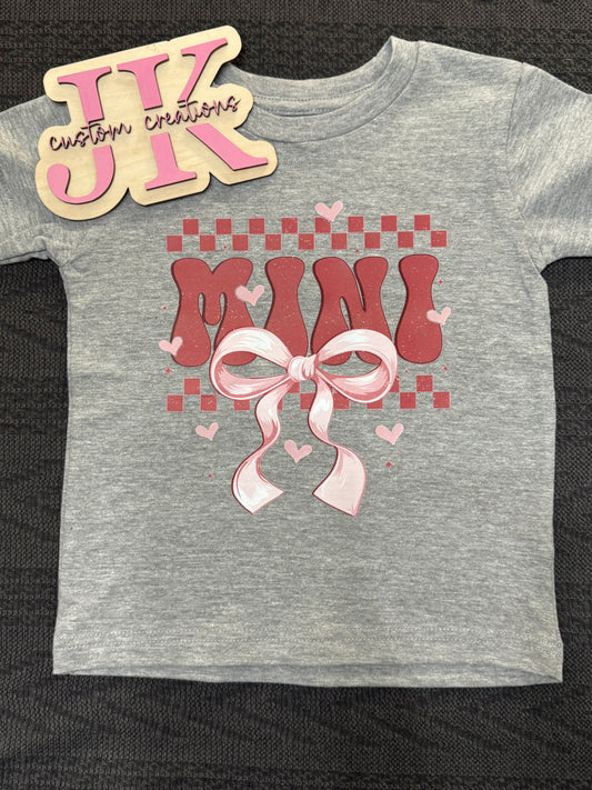 Valentine Mini with Bow, Matching Set