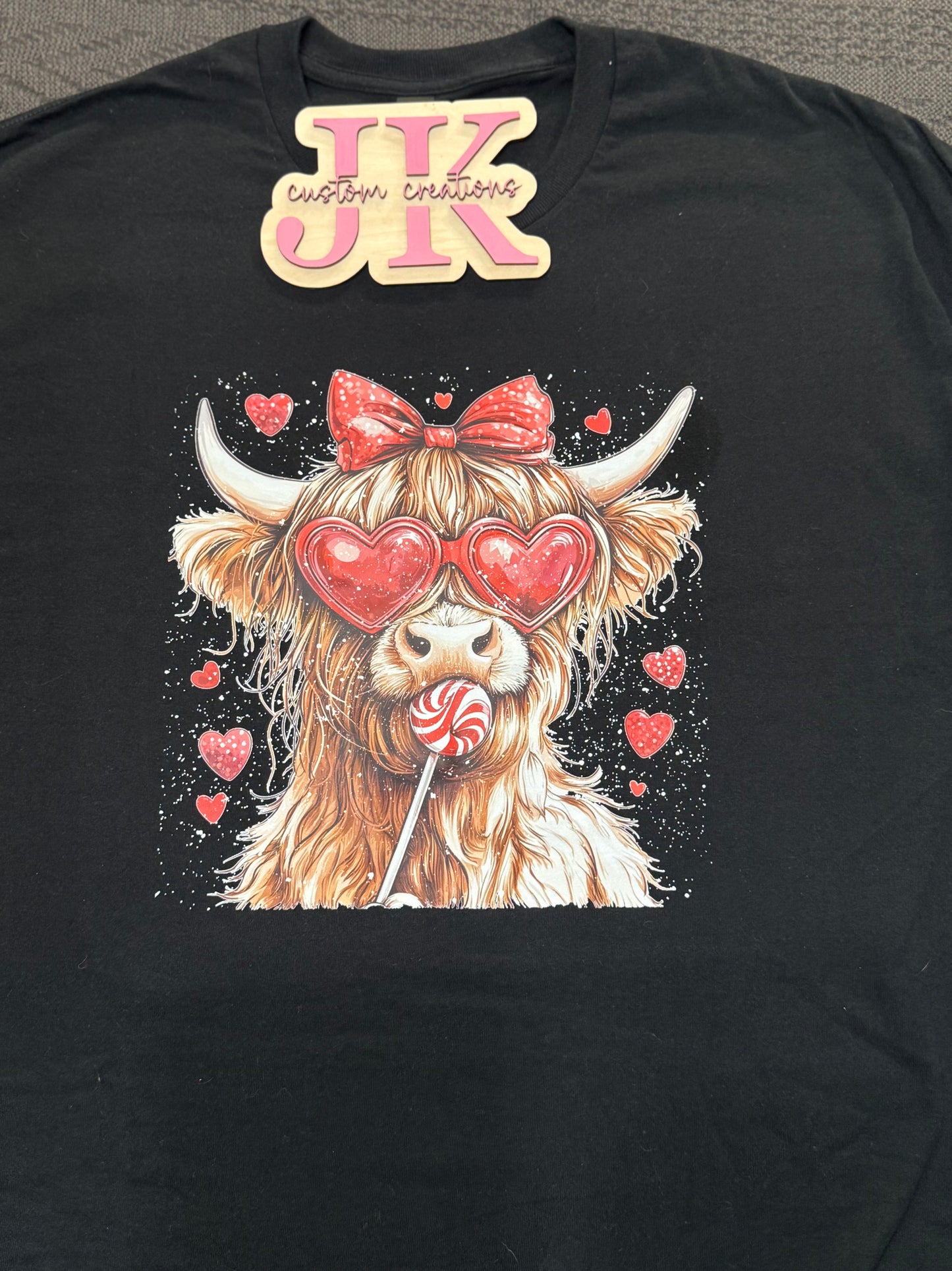 Highland Cow Valentine's Day