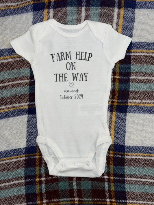Farm Help on the Way