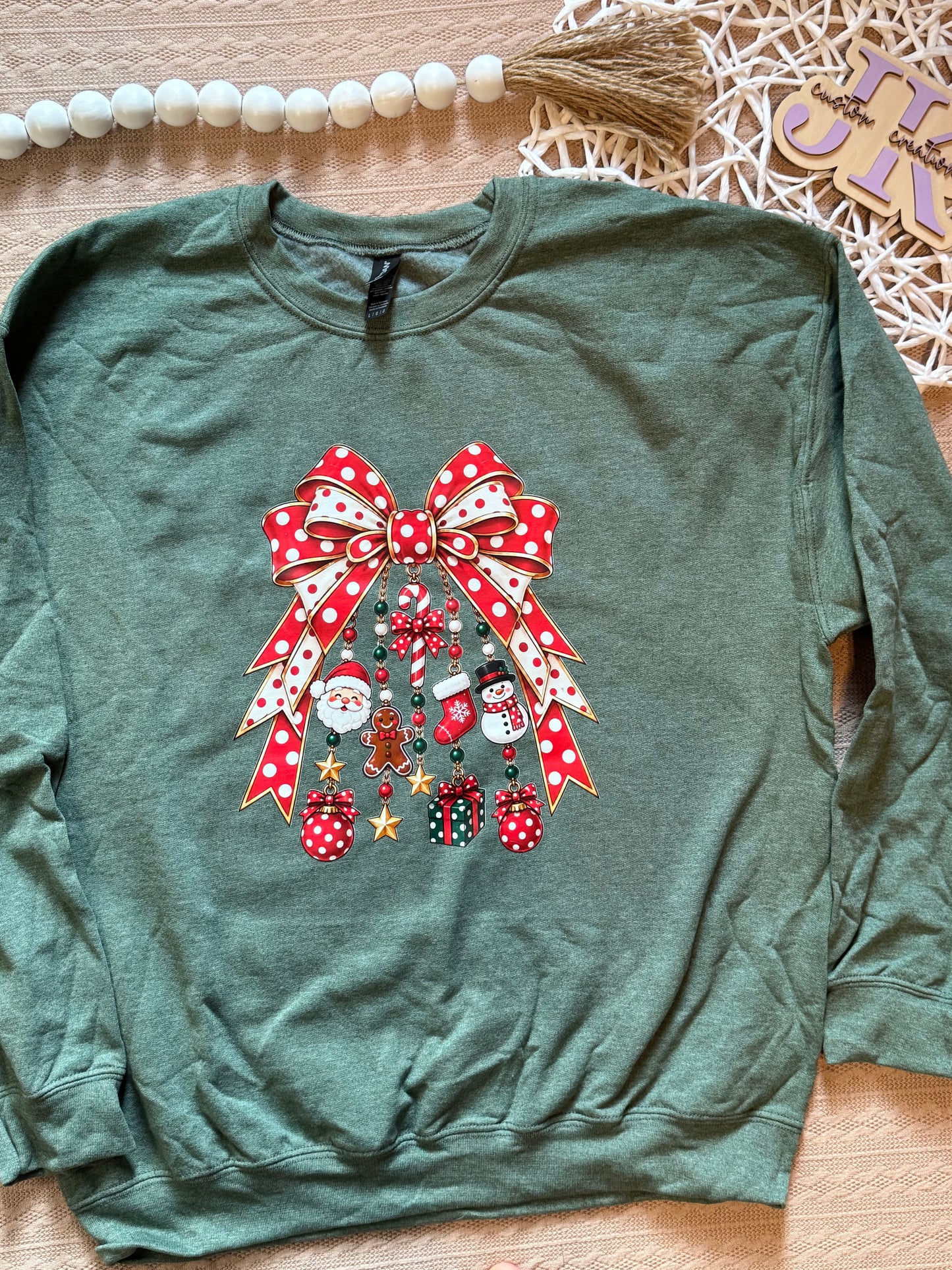 Christmas Charm Bow