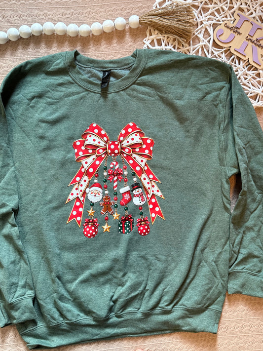 Christmas Charm Bow